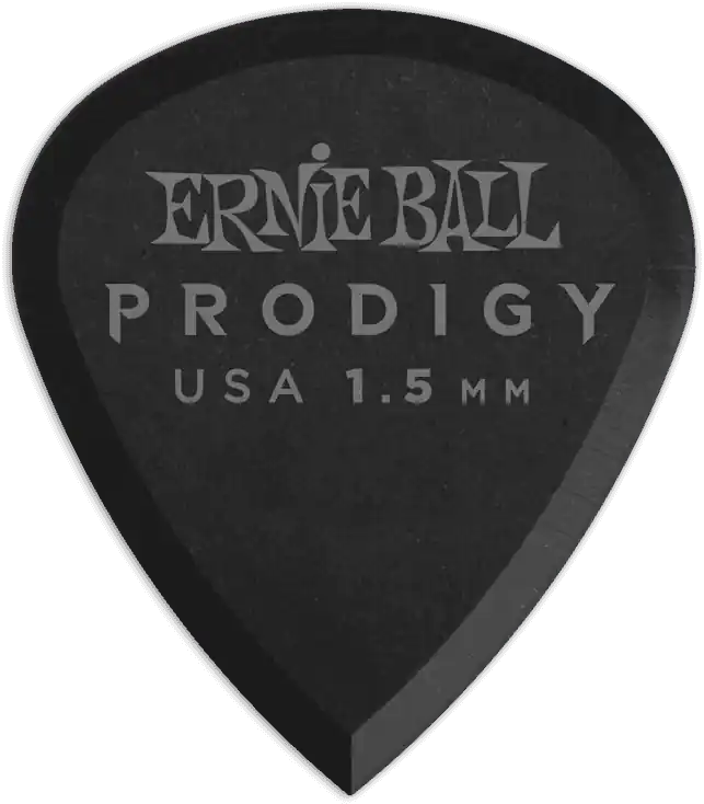 Prix Bas Ernie Ball 9200 Sachet de 6 médiators noir mini 1,5mm Prodigy
