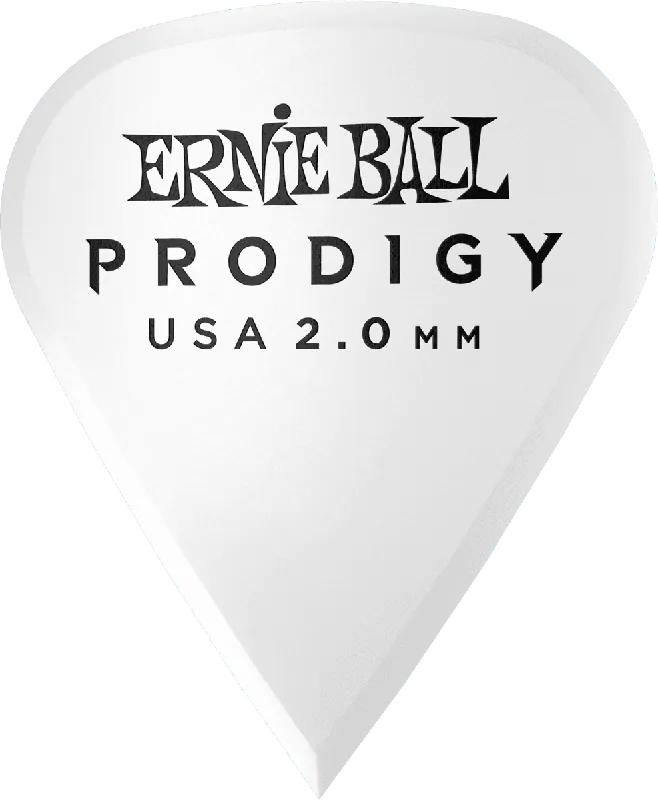Commander Vite Ernie Ball 9341 Sachet de médiators 6 blanc affûté 2mm Prodigy