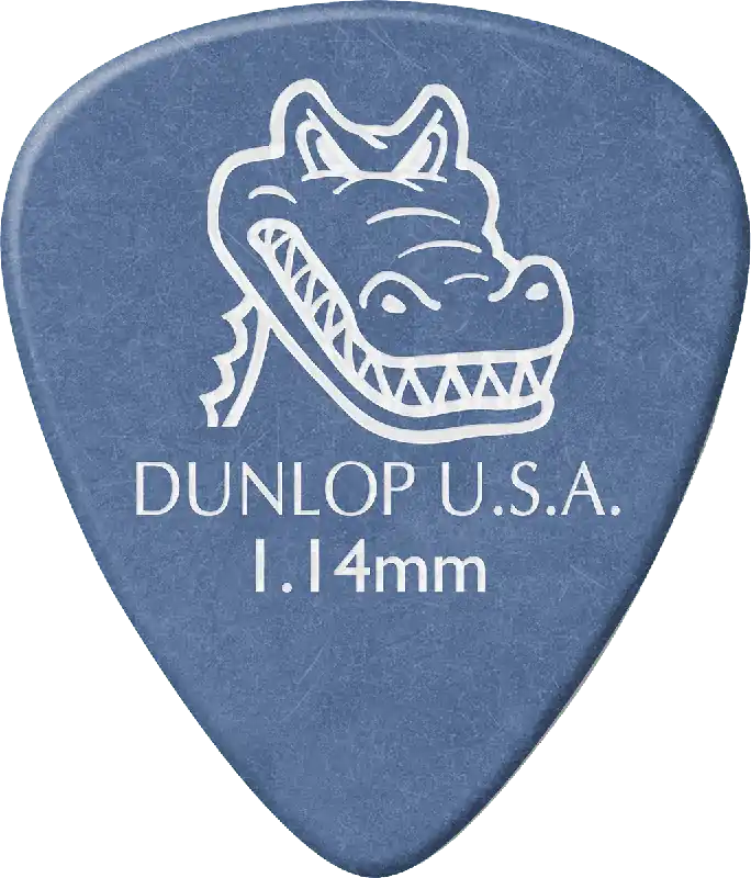 Dunlop 417P114 Médiators Gator Grip Player‘s Pack de 12, 1,14mm Certifié
