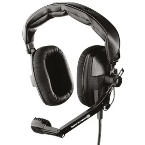 Dernière Chance Beyerdynamic DT109-2-4-BK ombiné micro/casque 2 oreillettes 200/400 Ohms