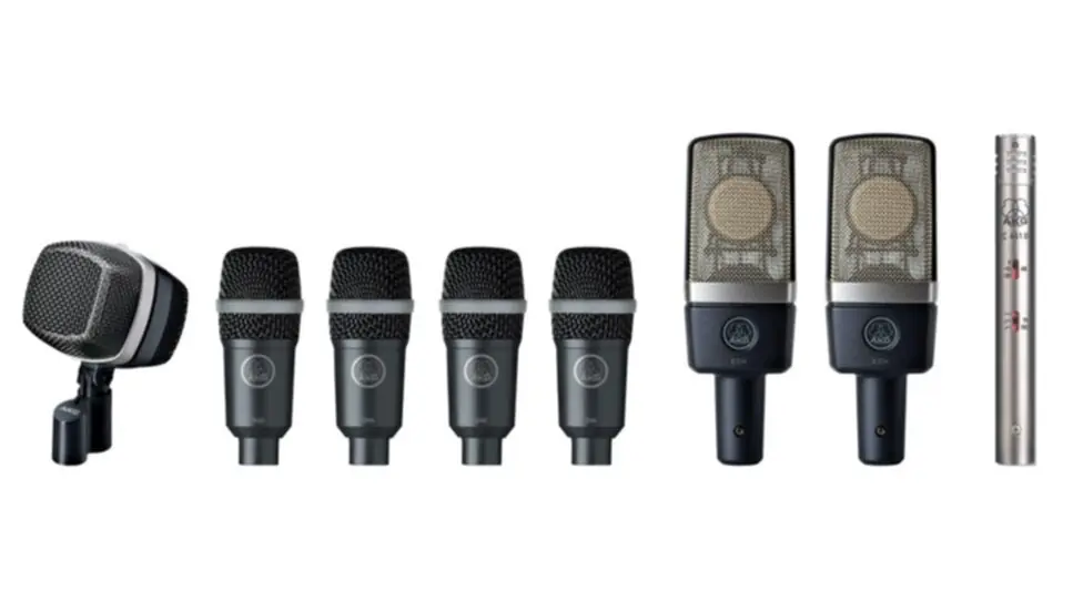 Nouvelle Collection AKG Kit premium de 8 micros pour batterie