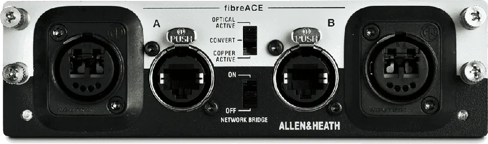 Seulement Aujourd'hui Allen & Heath Carte réseau numérique fibre optique