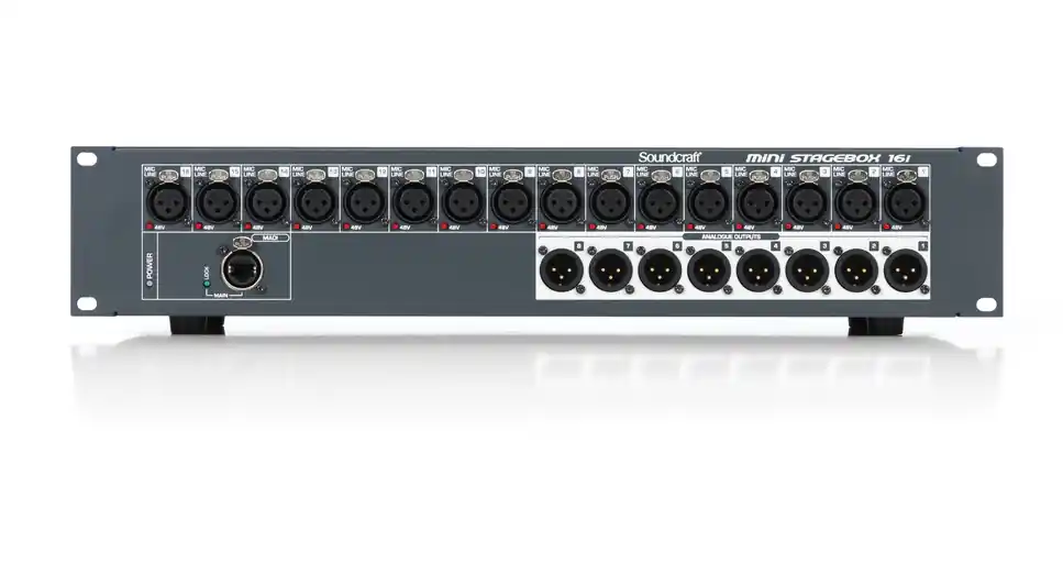 Bon Marché Soundcraft Mini StageBox 16i, livré sans carte d’extension pour console Si.