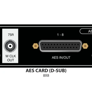 Remise Soundcraft Carte AES 8 entrées/sorties sur SubD, WC pour Si