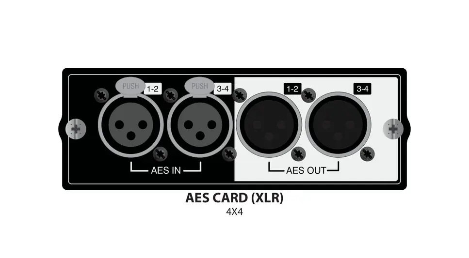 Meilleure Vente Soundcraft Carte AES 4 entrées/sorties sur XLR pour Si