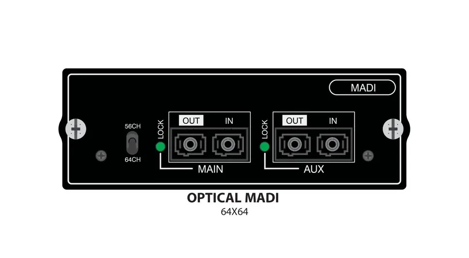 Soundcraft Carte MADI optique monomode pour Si Remise
