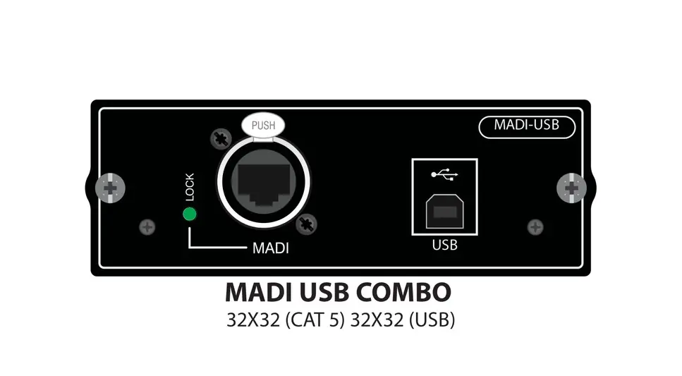 Commande En Gros Soundcraft Carte d‘extension Combo MADI - USB pour console Si