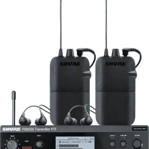 Shure P3TER112TW-K3E Twinpack PSM300 Std / SE112 - 606-630 MHz Vente Directe