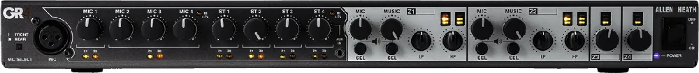 Acheter En Ligne Allen & Heath GR4 Mélangeur 4 in mono, 4 stéréo, 2+2 zones