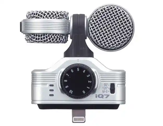 Zoom iQ7 - Microphone Mid Side pour iPhone, iPad, iPod Retour Gratuit