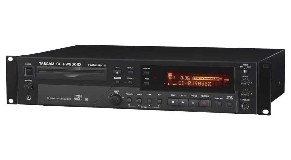 Tascam CD-RW900SX CD RECODER/PLAYER Dernier Modèle
