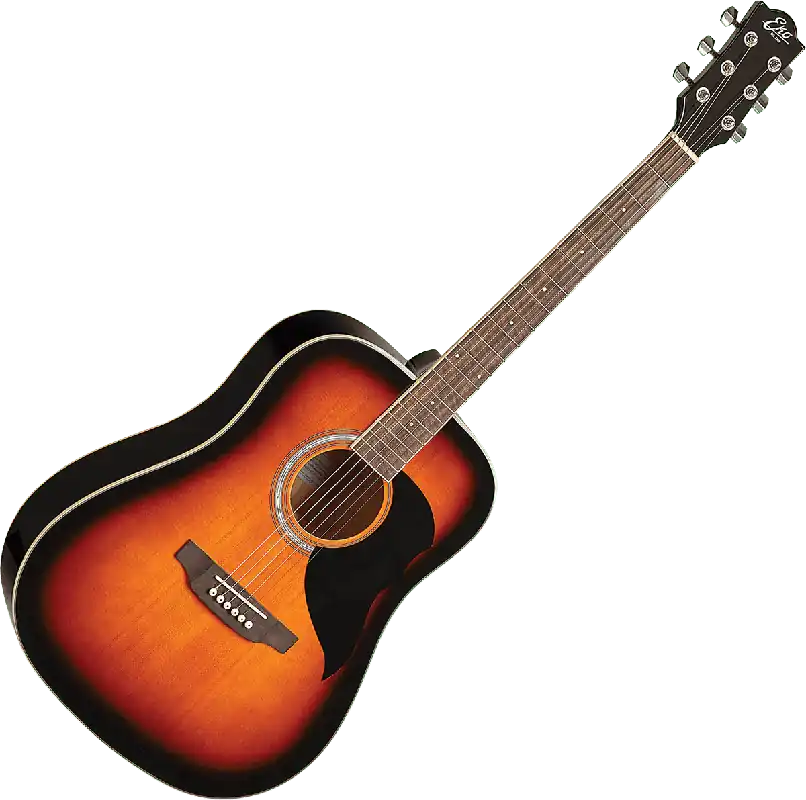 EKO RANGER6-BWN Guitare Ranger 6 - Dreadnought Brown Sunburst Populaire