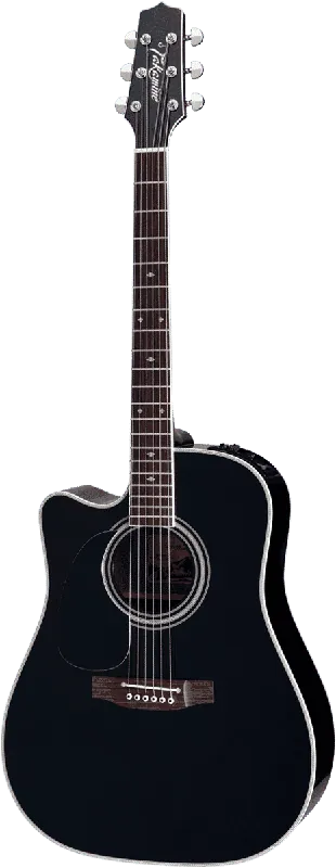 Takamine EF341SC-LH Dreadnought - Cutaway - Electro - Gaucher - black Affaire À Saisir