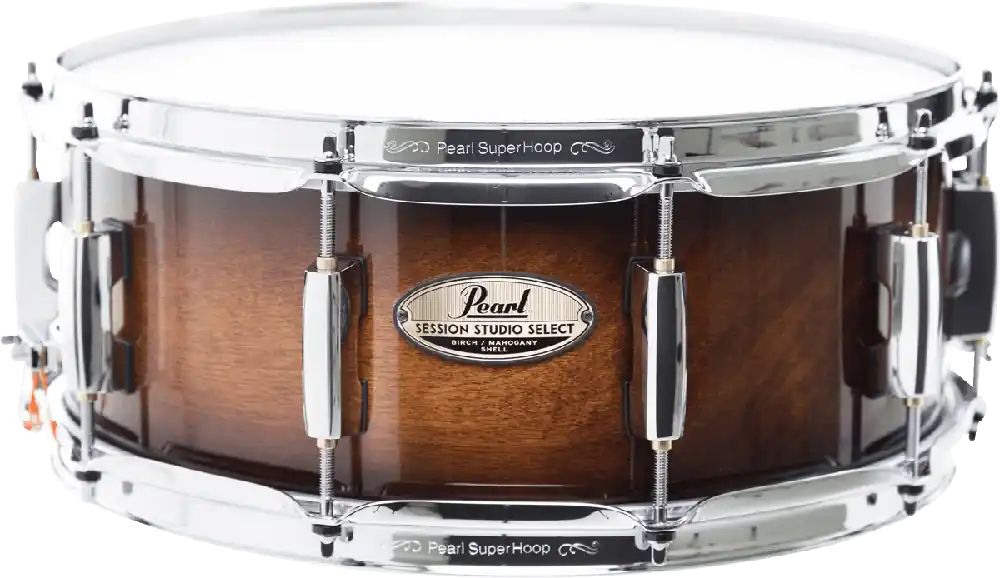 Pas Cher Pearl Drums Session Studio Select 14 x 5.5" gloss barnwood brown