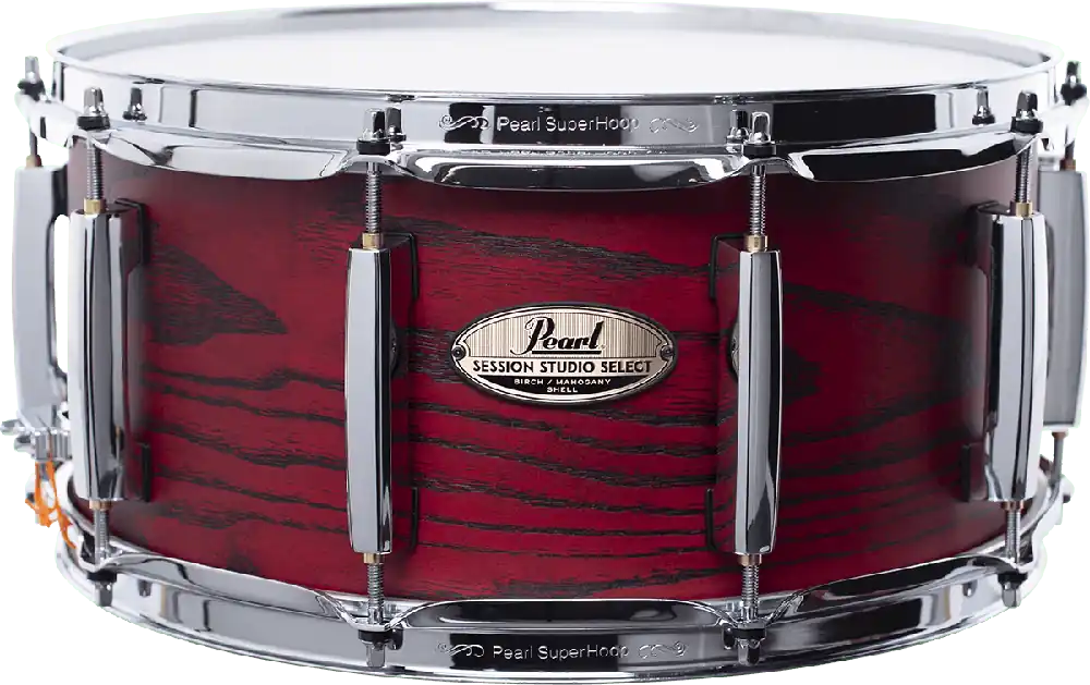 Bon Plan Pearl Drums Session Studio Select 14 X 6.5" Scarlet ash
