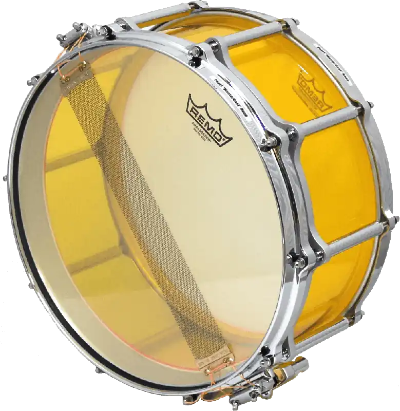 Vente Directe Pearl Drums Crystal Beat 14x6.5" Tangerine Glass
