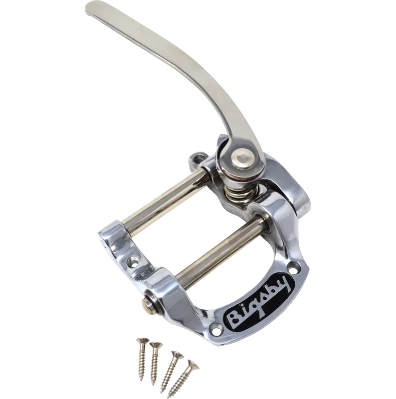 Nouvel Arrivage Bigsby B5 Vibrato Tailpiece Kit - Polished Aluminum
