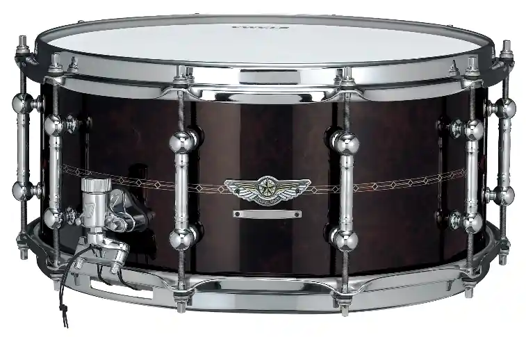 Tama STAR RESERVE WALNUT/BUBINGA 14 X6.5‘‘ GLOSS CLARO WALNUT Retour Gratuit