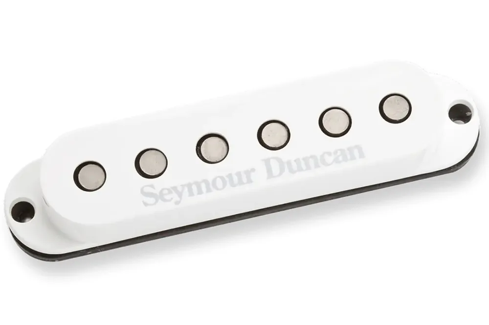 Pas Cher Seymour Duncan Custom Staggered Strat Pickup - White