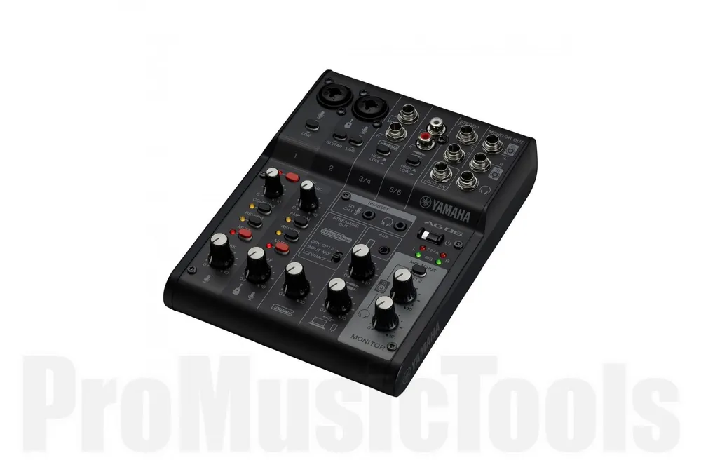 Yamaha AG06 MK2 - black Pas Cher