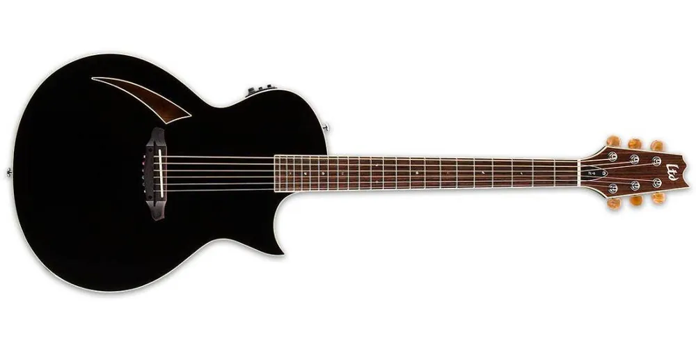 ESP Guitars LTD TL-6S Thinline Electric Guitar - Black Soldes