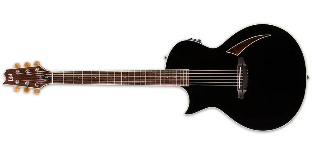 ESP Guitars LTD TL-6S Thinline Electric Guitar - Black - Left Handed Prix Réduit
