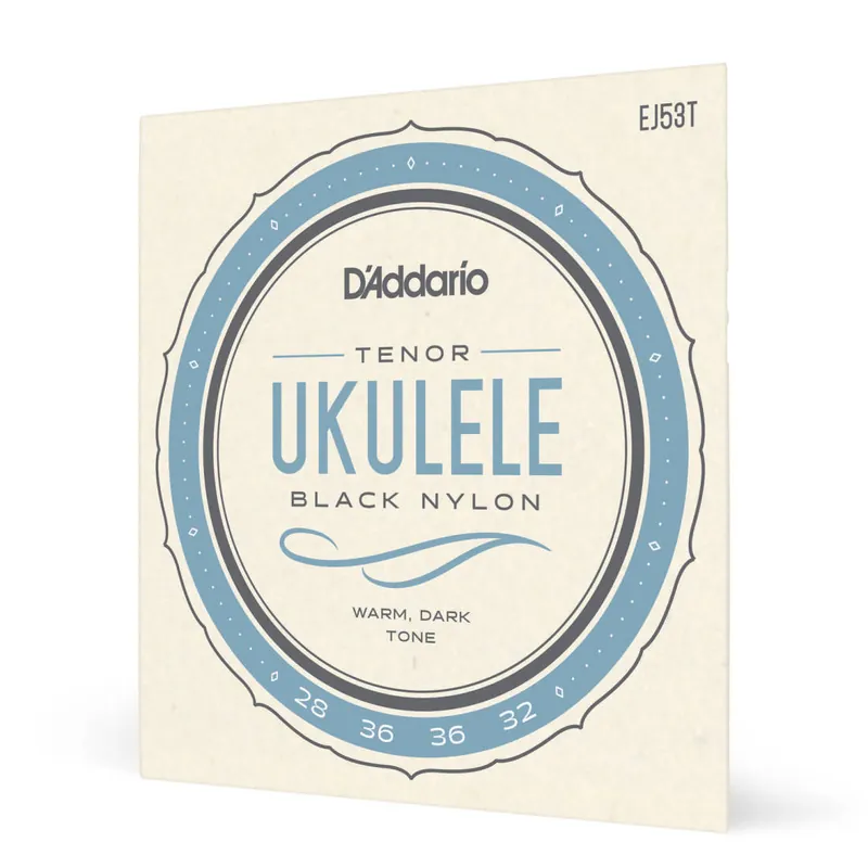 D‘Addario EJ53T Black Nylon Tenor Ukulele Strings Commander Vite