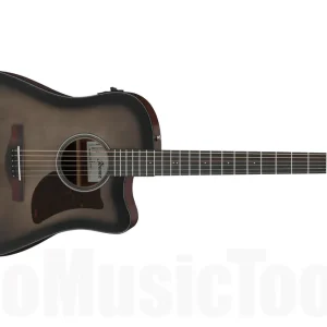 Achat Immédiat Ibanez AAD50CE-TCB - Transparent Charcoal Burst Low Gloss