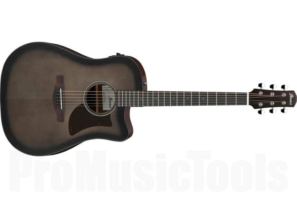 Achat Immédiat Ibanez AAD50CE-TCB - Transparent Charcoal Burst Low Gloss