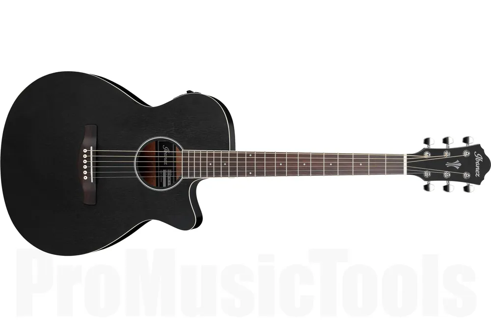 Petit Prix Ibanez AEG7MH-WK - Weatherd Black Open Pore