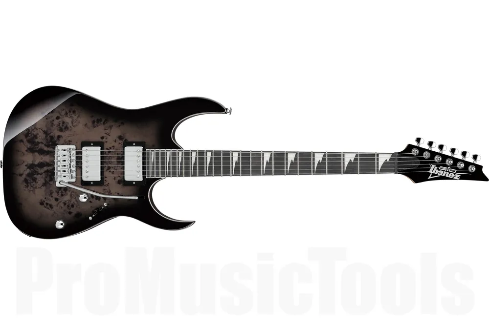 Expédition Rapide Ibanez GRG220PA1 BKB - Transparent Brown Black Burst Gio