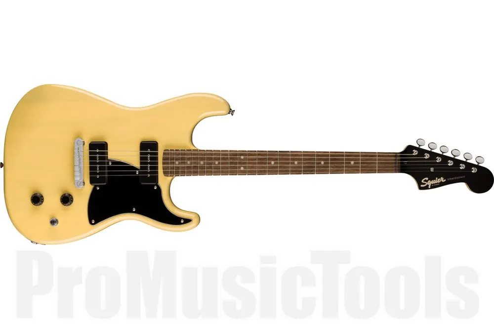 Bon Plan Fender Squier Paranormal Strat-O-Sonic - LRL - Black Pickguard - Vintage Blonde