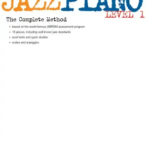 Hal Leonard Jazz Piano Level 1 The Complete Method - Piano - Book/CD Vente Directe