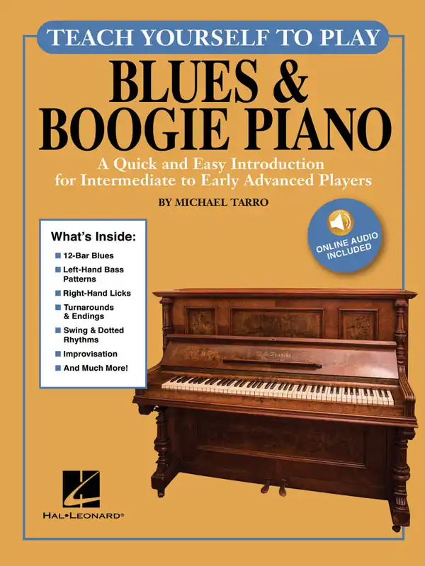 Super Prix Hal Leonard Teach Yourself to Play Blues & Boogie Piano - Tarro - Book/Audio Online