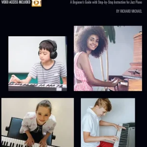 Hal Leonard Hal Leonard Jazz Piano for Kids - Michael - Piano - Book/Video Online Offre Du Jour