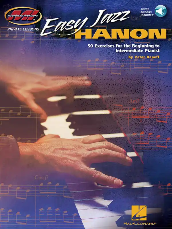 Hal Leonard Easy Jazz Hanon - Deneff - Piano - Book/Audio Online Expédié Aujourd'hui