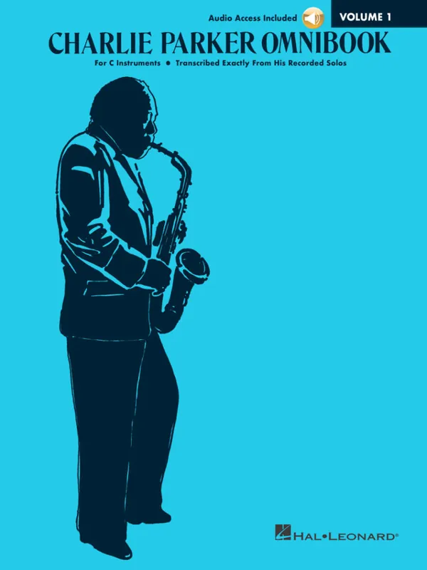 Hal Leonard Charlie Parker Omnibook Volume 1 - C Instruments Edition - Book/Audio Online Commande En Gros