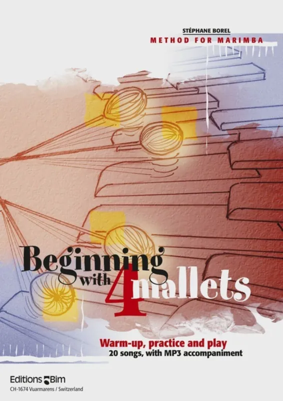 Vente Directe EDITIONS BIM Beginning with 4 Mallets