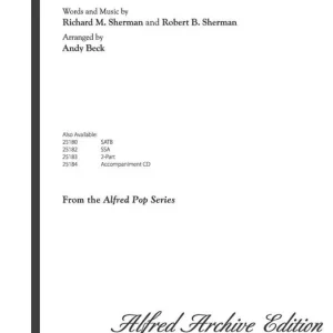Top Vente Alfred Publishing Hushabye Mountain (From the Musical Chitty Chitty Bang Bang) - Sherman/Beck - SAB