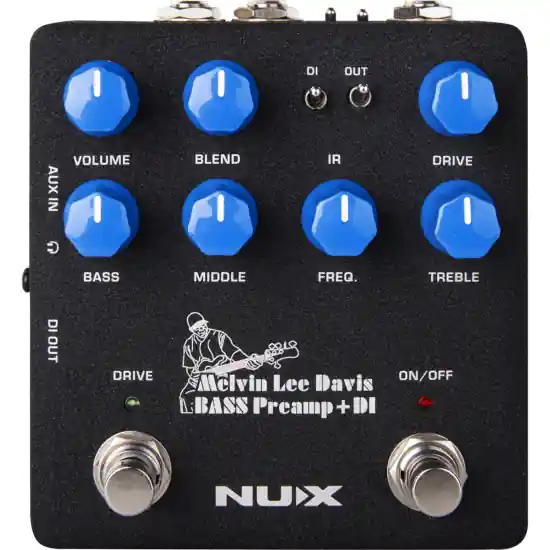 Prix Promo pédale d‘effet nux préampli basse à modélisation, sortie di