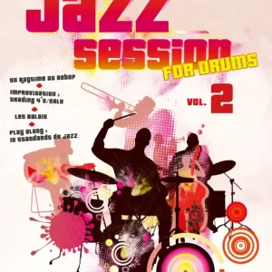 Vente Flash Hal Leonard Franck Filosa Jazz Session For Drums VOL.2