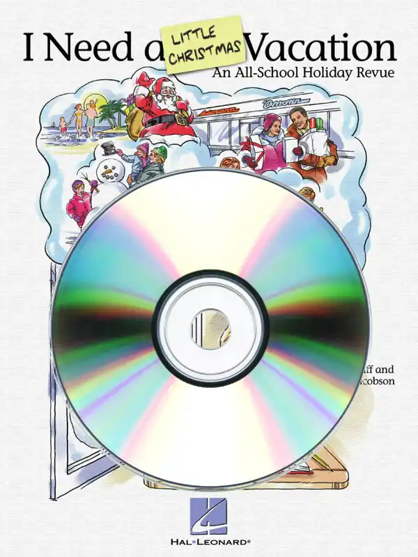 Meilleur Prix Hal Leonard I Need a Little Christmas Vacation (Musical) - Jacobson/Huff - ShowTrax CD