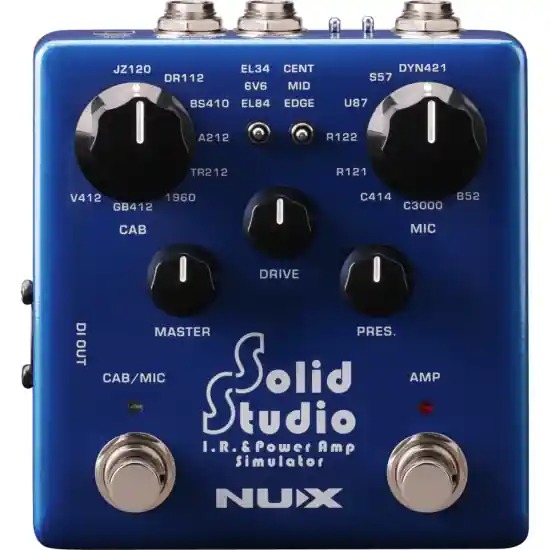 pedale d‘effet guitare nux simulateur d‘ampli de puissance et d‘ir, sortie di Pas Cher
