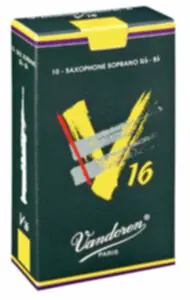 Vandoren SR714 Boite de 10 anches V16 Saxophone Soprano Force 4 Solde