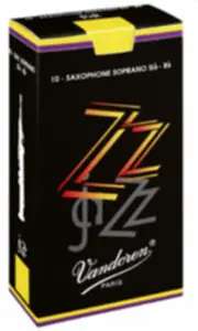 Authentique Vandoren SR402 Boite de 10 anches ZZ Saxophone Soprano Force 2