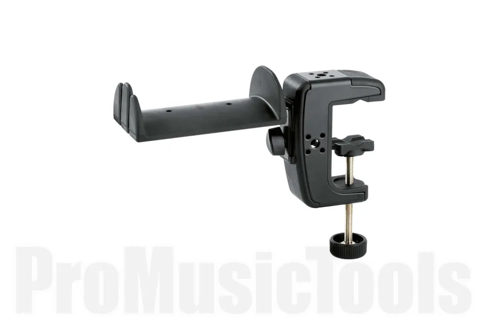 Certifié K&M 16085 Headphone holder with table clamp - Black