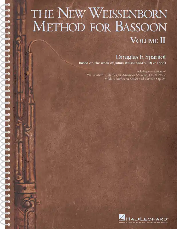 Meilleure Vente Hal Leonard The New Weissenborn Method for Bassoon, Volume II - Spaniol - Bassoon - Book
