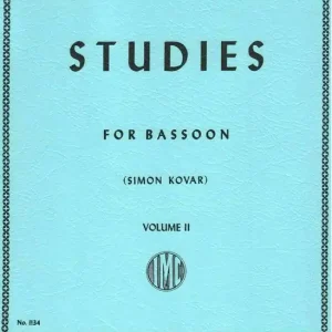 Marque International Music Company 50 Advanced Studies, Opus 8, Book II - Weissenborn/Kovar - Bassoon - Book