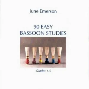 June Emerson Wind Music 90 Easy Bassoon Studies - Emerson - Bassoon - Book Haute Qualité