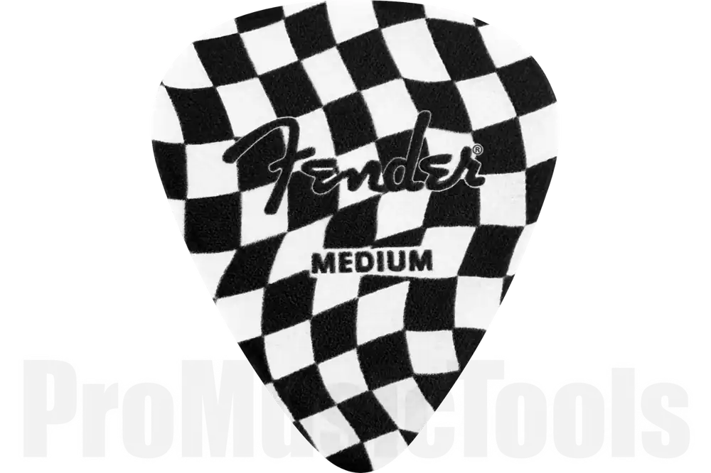 Réduction Fender 351 Celluloid Picks - Checkerboard - (8)